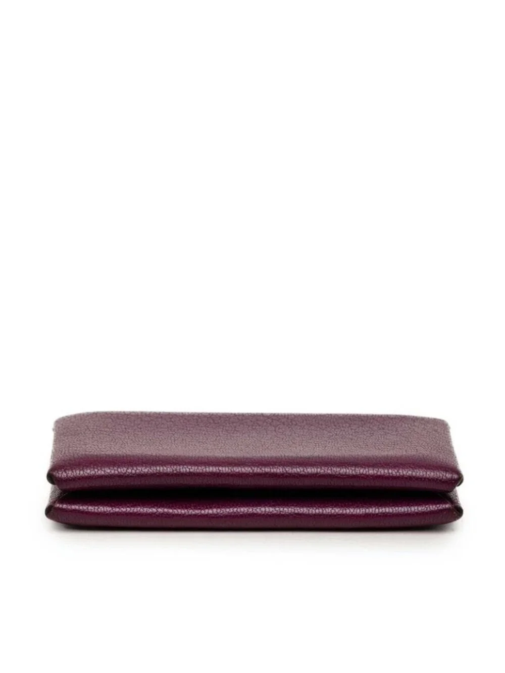 Hermes Calvi Card Case Business Anemone Purple Chevre